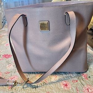 Dooney & Bourke Pink Structured Tote Bag